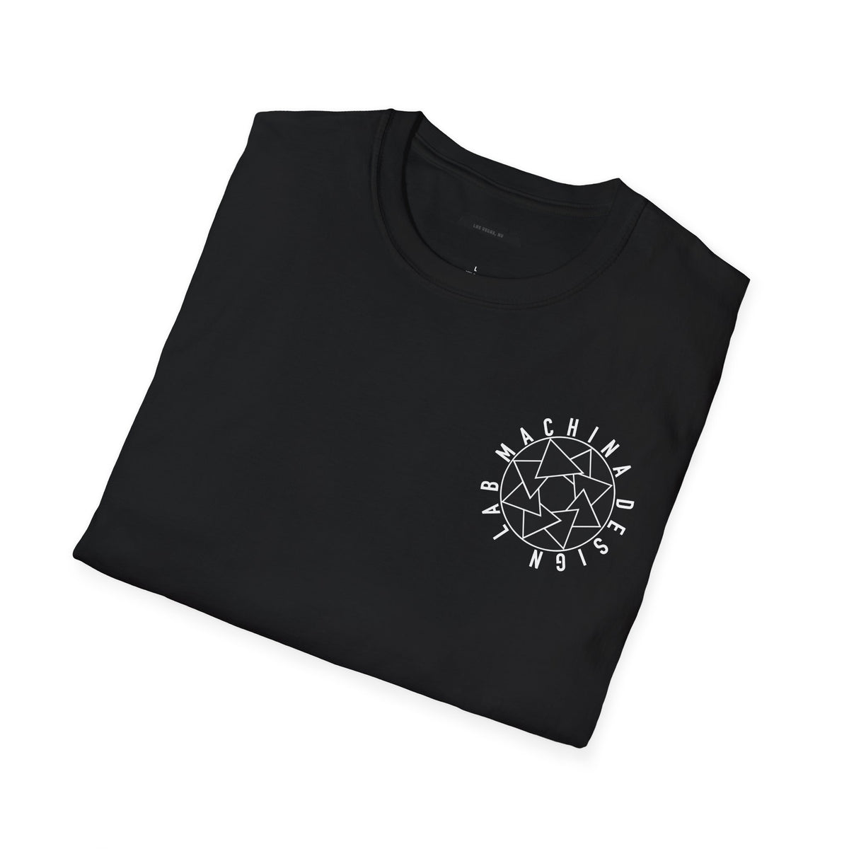 Geometric Design Unisex Softstyle T-Shirt - Minimalist Graphic Tee for Everyday Wear