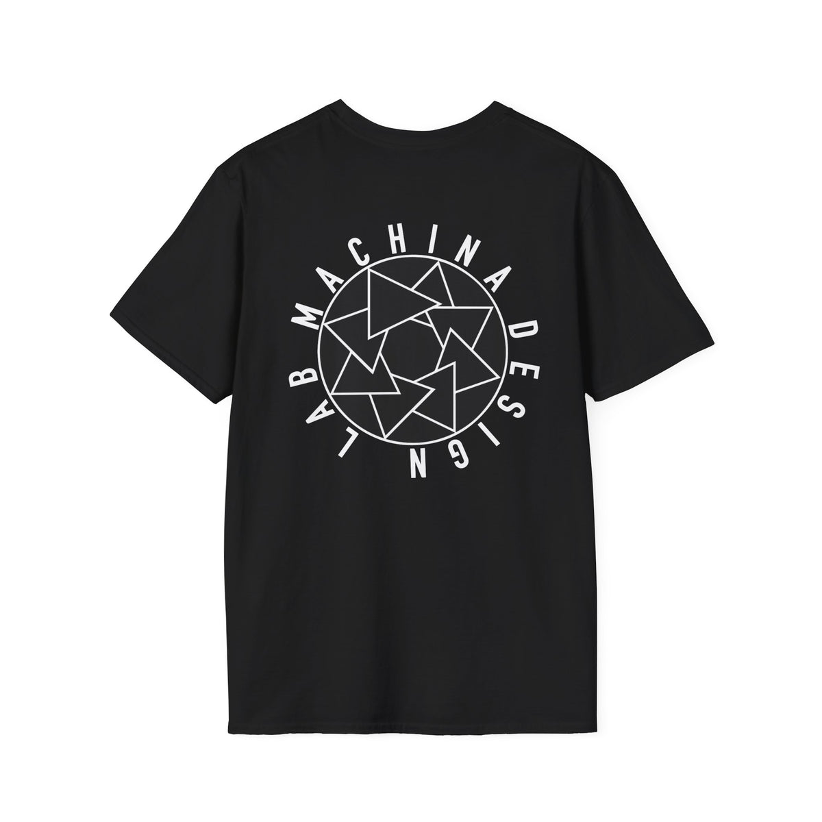 Geometric Design Unisex Softstyle T-Shirt - Minimalist Graphic Tee for Everyday Wear