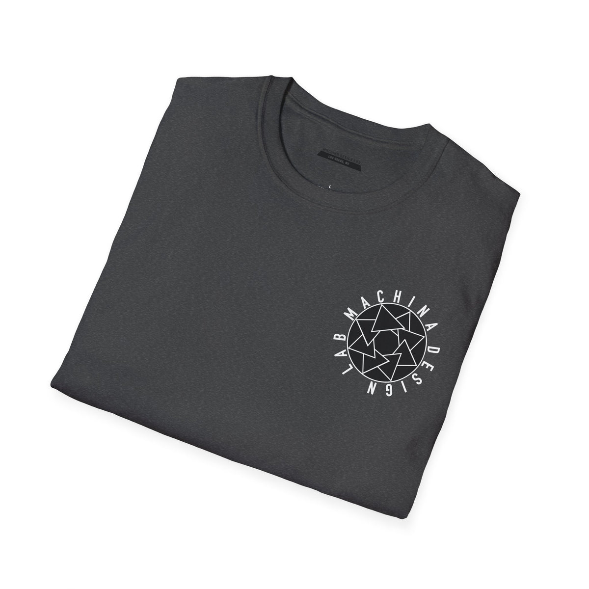 Geometric Design Unisex Softstyle T-Shirt - Minimalist Graphic Tee for Everyday Wear